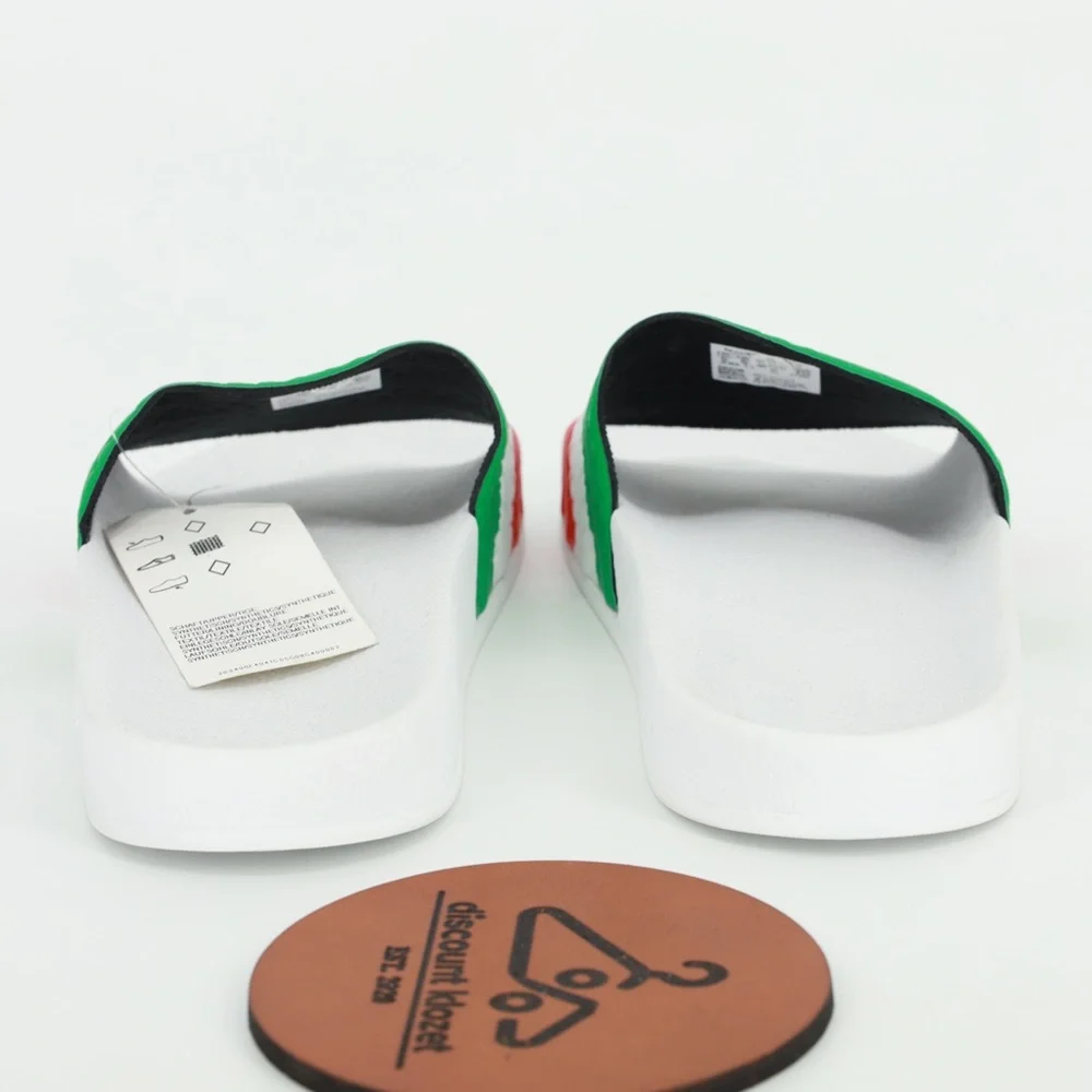 ADIDAS Originals Adilette Italy Slides G55378‎ Sandals Size 5 NWT NWOB Tricolor